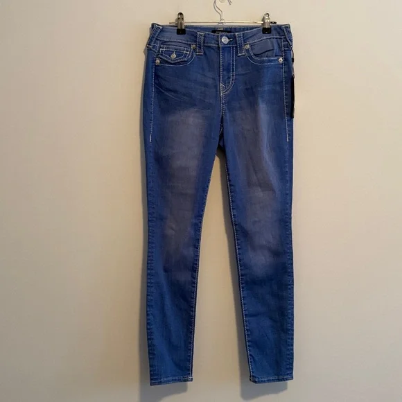 NWT True Religion Jennie Mid Rise Jeans - Picture 6 of 8